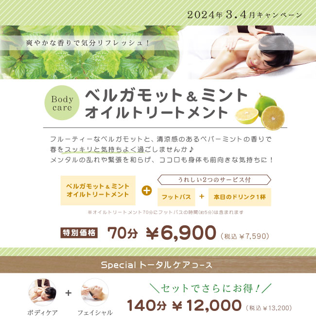 3.4月ボディキャンペーン